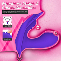 APP-gesteuerter Bluetooth-Slip-Vibrator mit Spritzwassergeschütztem Design, 9 Modi, Klitoris-Stimulator für Erwachsene Frauen