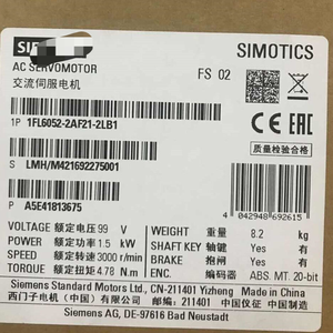1fl6052-2af21-wbr2lb1 1 ชิ้น ตัวแปลงมอเตอร์ AC ใหม่ ของแท้ พร้อมส่ง ระบบอัตโนมัติอุตสาหกรรม Pac Dedicated Plc - Product Image 1