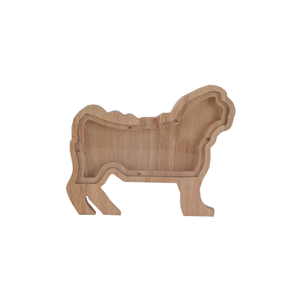 Lapin en bois boîte d'économie d'argent lapin tirelire lapin tirelire tirelire - Product Image 4