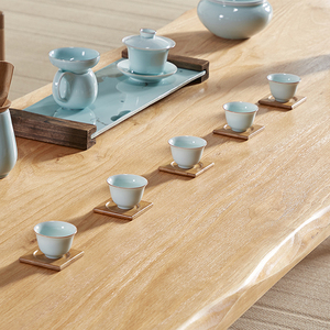 Juegos de <span class=keywords><strong>restaurante</strong></span> de mesa de café <span class=keywords><strong>Tatami</strong></span> de madera baja tradicional minimalista de estilo japonés - Product Image 4