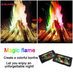 مواقد التخييم في الهواء الطلق تغيير اللهب الكوني مسحوق لهب النار السحرية - Product Image 3