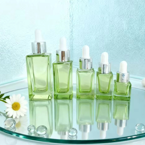 5ml 15ml <span class=keywords><strong>20ml</strong></span> 30ml 50ml Tinh dầu bao bì rõ ràng màu xanh lá cây màu hồng thủy tinh nhỏ giọt chai với Pipette - Product Image 5