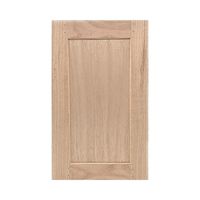 Pintu Kabinet Kustom Gaya Shaker Veneer Kayu Oak Solid Modern Tahan Lama Desain Dapur Modular Finishing Cat Untuk Penggunaan Rumah Sakit