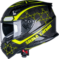 Casque de moto intégral VCOROS FA602 en fibre de carbone, casque de sport avec visière, homologué DOT, casque de sécurité unisexe