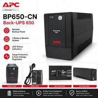 Alimentation sans interruption APC BP650-CH 650va Avr + prise anti-surtension Maison Apc Back UPS Bureau Intelligent