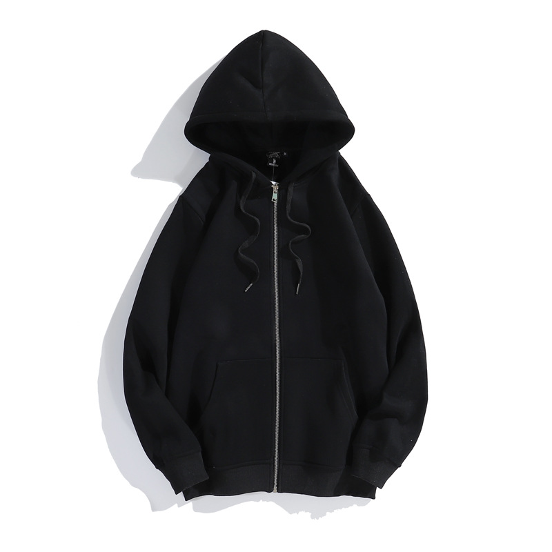 Clothing manufacturers unisex blank zip up sweater hoodie custom