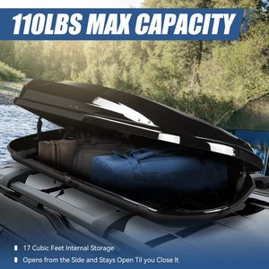 Muestra Gratuita, Bolsa de Techo para Auto de Primera Calidad, 15 Pies Cúbicos, Universal, Impermeable, Plegable, a Prueba de Fugas, Diseño Deportivo para Viajes - Product Image 4