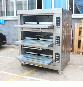 Baking Pizza Electric Gas Double 3 Desk 6 Trays Commercial <strong>Oven</strong> Industrial <strong>Bread</strong> <strong>Oven</strong> Commercial Pizza <strong>Oven</strong> - Product Image 6