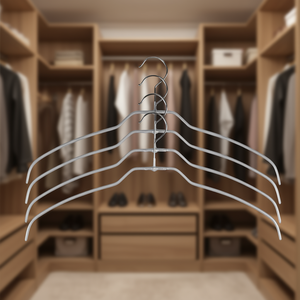 Metal Hangers 4 Pieces Wire Frame <b>Drying</b> <b>Rack</b> For Clothes Storage - Product Image 3