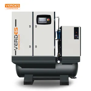 four in one 15kw 20 hp 22kw 30 hp 8 10 15 16 bar industrial screw air compressor for laser cutting machine with dryer 400l 500l