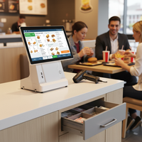 Nouveau écran tactile caisse enregistreuse pos machine fenêtres/android pos terminal restaurant point de vente système pos à vendre
