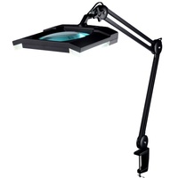 Lampe de Bureau Grossissante pour Salon de Beauté, Manucure, Cils et Extension de Cils, Inspection Électronique et Cosmétique