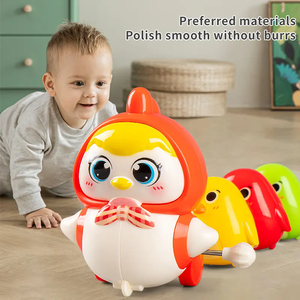 Balançoires et rotations Mécaniques Vente en Gros Mère Poulet Jouets à Remonter Dessin Animé Apprentissage Ramper Jouet Classique pour Enfants Jouets - Product Image 5