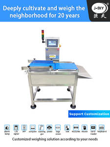 J-Sky 맞춤형 벨트 체크 바이거 식품 컨베이어 스케일 분류 기계 고기 베이커리 스낵을위한 고정밀 동적 계량 시스템 - Product Image 4