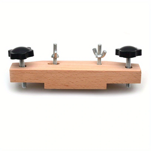 Pince de pont de <span class=keywords><strong>guitare</strong></span> en bois pour débutants, outils de <span class=keywords><strong>luthier</strong></span> acoustique avec joint en liège et clé en L pour <span class=keywords><strong>guitare</strong></span> classique/acoustique - Product Image 5