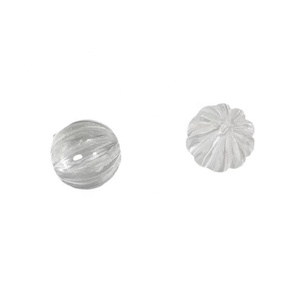 Ehre des Kristalls DIY Schmuck Zubehör Lose Perlen Natürliche weiße Kristall perlen Kürbis geschnitzte Perlen - Product Image 5