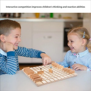 <span class=keywords><strong>Jeu</strong></span> <span class=keywords><strong>de</strong></span> <span class=keywords><strong>société</strong></span> éducatif en bois <span class=keywords><strong>de</strong></span> haute qualité, durable, à thème <span class=keywords><strong>de</strong></span> dessin animé, pour <span class=keywords><strong>2</strong></span> <span class=keywords><strong>joueurs</strong></span>, <span class=keywords><strong>jeu</strong></span> <span class=keywords><strong>de</strong></span> logique pour l'entraînement des compétences des jeunes adultes - Product Image 3