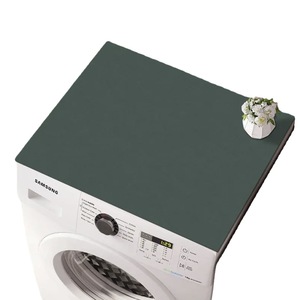 Housse de machine à laver Samsung grise, tapis antidérapant en terre de diatomée, usage domestique, forme carrée 80x80cm - Product Image 5