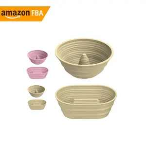 New Products Ideas 2024 Baking Supplies Foldable Silicone Bread Proofing Baskets Fermentation Dough Mixer Soft Salad Bowl