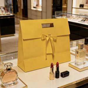 Bolsas de Regalo de Cartón de Lujo Hechas a Medida, Bolsas de Regalo Versátiles con Cinta para Ocasiones Festivas y Eventos Conmemorativos - Product Image 5