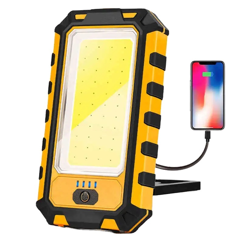 Work Light 800LM Portable COB LED Magnetic Lights Rechargeable Working Running Camping