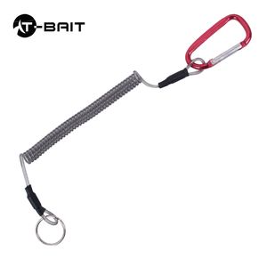 Corde à ressort boucle magnétique lanière <span class=keywords><strong>de</strong></span> pêche <span class=keywords><strong>fil</strong></span> d'acier enroulé Kayak outil rétractable engins <span class=keywords><strong>de</strong></span> pêche lanière accessoires d'attache - Product Image 6