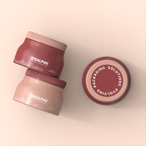 Chăm sóc da sang trọng màu hồng trắng rỗng pet nhựa mặt kem container mỹ phẩm lọ có nắp đậy - Product Image 4