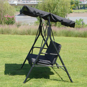 Extérieur deux-trois personnes enfants fer Art balançoire chaise à bascule jardin balcon suspendu panier auvent Gazebo Pergola pour la maison - Product Image 2