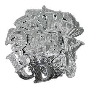 Patchs brodés personnalisés en chenille et sequins, thermocollants, avec velcro, porte-clés, badges à logo laser, appliques pour chapeaux, sacs et vêtements - Product Image 4