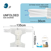 JR Supersoft Couches jetables pour adultes pour l'incontinence des personnes âgées Taille extra large Absorption 800-1000 ml Protection 3D contre les fuites