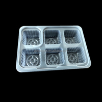 Barquette transparente jetable personnalisée à 30 cavités en PP, emballage alimentaire pour gâteaux de lune et muffins