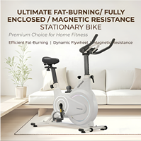 Bicicleta de Spinning Magnética Silenciosa, Bicicleta Estática Profesional para Ejercicio en Casa con Monitor de Ritmo Cardíaco