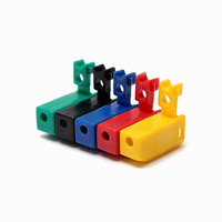 Prise banane 2 mm avec conception empilable, en cuivre pur plaqué or, à souder, isolation PVC pour l'électronique