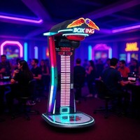 Équipement de jeu vidéo : Machine de jeu de boxe à code, dynamomètre, machine à effets sonores, Dragon de luxe pour l'échauffement, accepteur de billets simple >8, cadeau en métal