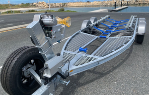 Remolques Marinos Personalizados para Embarcaciones, Capacidad de Carga de 3000 kg, Remolques para Embarcaciones con Ejes Dobles y Frenos, Remolques para Embarcaciones de Aluminio - Product Image 3
