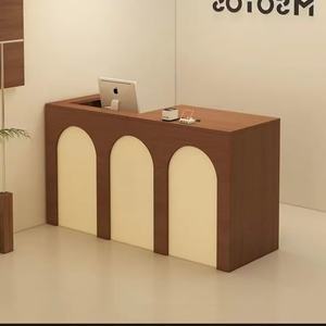 French Retro Style Cash <b>Desk</b> with Stylish Design for Womens Clothing Store - Product Image 3
