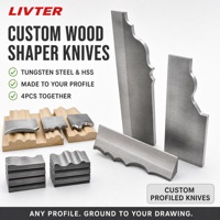 LIVTER Tête de fraiseuse à spirale en acier au tungstène personnalisée pour le travail du bois Lames de rabot HSS