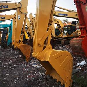 Excavatrice hydraulique d'occasion Komatsu PC210 21T importée du Japon, avec accessoire de pincement certifié CE et brise-roche - Product Image 5