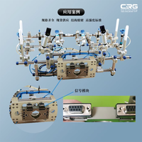 Changeur rapide automatique carré QCAS EOAT pneumatique de taille de pince de côté de robot
