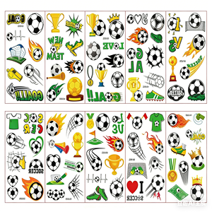 Pegatinas de Tatuajes Temporales DAMAI para Eventos Deportivos y Fiestas, Calcomanías Desechables de Arte Corporal con Transferencia de Agua para Maratón, Juegos de Pelota y Decoración de Carnaval - Product Image 2