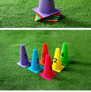 Cônes de marquage en plastique de haute qualité pour l'entraînement au football et les parkings - Product Image 5