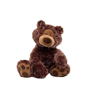 Urso de pelúcia, super macio, brinquedos de pelúcia, personalizado, marrom, urso de pelúcia, presentes para crianças