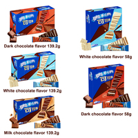 Oreo Chocolate Cocoa Wafer Bar Leche Chocolate Wafer Galletas Chocolate dulce Oreo Galletas 58g/139,2G
