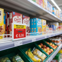 Etiqueta Electrónica para Estantes, Resistente al Agua y al Polvo, Etiqueta de Precio Inteligente de 4.2 Pulgadas para Centros Comerciales, Farmacias y Tiendas