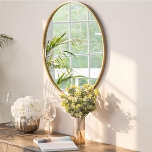 Modern Bathroom Wall <b>Mirrors</b> Antique Salon Metal Gold <b>Tray</b> Framed Glass Bedroom Living Room Everyday Decorative Accessories - Product Image 5