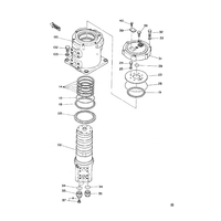 9097157 9097165 EX3600 Joint pivotant d'excavatrice EX1800-2 Joint central pour Hitachi