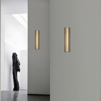 Lampu Dinding Desain Modern Spanyol dengan Kap Lampu Alabaster Alami untuk Villa, Hotel, Ruang Tamu, Lampu Dinding Interior Kuningan Antik Perunggu