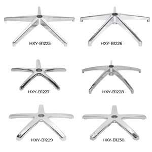 Pièces détachées <span class=keywords><strong>de</strong></span> mobilier d'usine OEM, support <span class=keywords><strong>de</strong></span> <span class=keywords><strong>pied</strong></span> à cinq branches en métal doré/noir/aluminium <span class=keywords><strong>de</strong></span> 24, 25, 26, 28 pouces <span class=keywords><strong>pour</strong></span> chaise <span class=keywords><strong>de</strong></span> <span class=keywords><strong>bureau</strong></span> <span class=keywords><strong>de</strong></span> direction ou <span class=keywords><strong>de</strong></span> gaming - Product Image 3