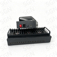 Logiciel Gratuit 40 Hub USB Chassis Farm Contrôle Unifié par Téléphone Mobile Boîtier Android pour 50 Téléphones Déverrouillage de Téléphones Granja De Celulares