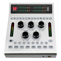Tarjeta de Sonido en Vivo, Interfaz de Audio, Mezclador, Micrófono de Condensador, Paquete de Karaoke, Interfaz USB, Conector XLR, Transmisión OTG, 3000mAh